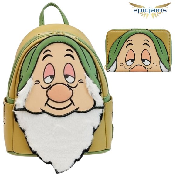 Loungefly Disney Snow White and the Seven Dwarfs Sleepy Mini Backpack Set